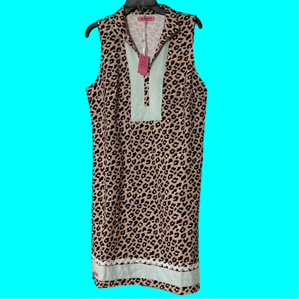 NWT Simply Southern leopard tunic dress L